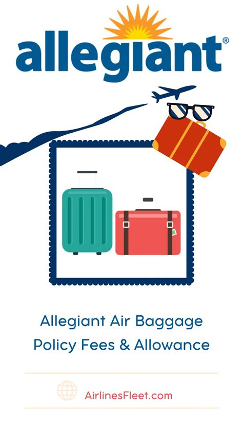 Baggage allowance allegiant - Carry-on Bags and Personal Items must comply with the following baggage regulations: 1+1 Rule: Per TSA guidelines, each passenger is allowed to carry on the aircraft one carry-on bag (fees apply) plus one personal item. The carry-on bag exterior dimensions must not exceed 10 in. x 16 in. x 22 in. (25 cm x 40 cm x 55 cm).